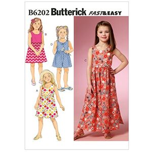 Butterick Patterns 6202 CL Sizes 6/7/8 Children's/Girls Dress and Culottes Butterick Patterns 6202 CL Sizes 6/7/8 Children's/Girls Dress and Culottes