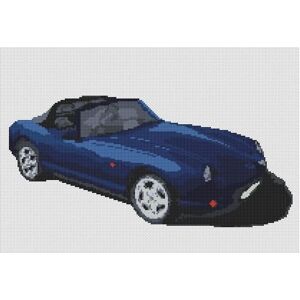 TVR Chimaera Cross Stitch Kit blue TVR Chimaera Cross Stitch Kit blue