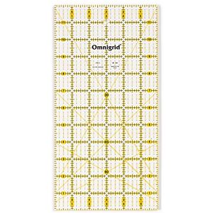 Prym Ruler, Transparent, Black, Yellow, 6 x 12 inch Prym Ruler, Transparent, Black, Yellow, 6 x 12 inch