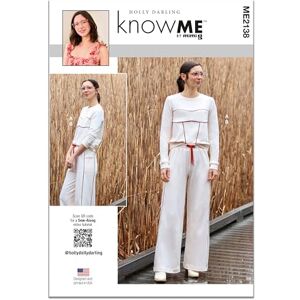 Know me Sewing Pattern ME2138R5 Misses' Sweatsuit Top and Trousers by Holly Darling R5 (14-16-18-20-22) Know me Sewing Pattern ME2138R5 Misses' Sweatsuit Top and Trousers by Holly Darling R5 (14-16-18-20-22)