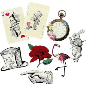 Talking Tables Alice In Wonderland Room Props Set Great For Mad Hatter Tea Party, Baby Shower Pack of 8 Talking Tables Alice In Wonderland Room Props Set Great For Mad Hatter Tea Party, Baby Shower Pack of 8