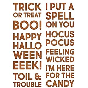 Sizzix Thinlits Die Set 9PK Bold Text Halloween by Tim Holtz Sizzix Thinlits Die Set 9PK Bold Text Halloween by Tim Holtz