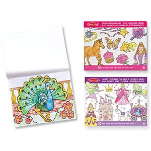 Melissa & Doug Bundle of 3 Jumbo Colouring Pads Princess & Fairy, Animals and Pink Activity Pad Colouring Pad 3+ Gift for Boy or Girl,Multi Coloured,45016 Melissa & Doug Bundle of 3 Jumbo Colouring Pads Princess & Fairy, Animals and Pink Activity Pad Colouring Pad 3+ Gift for Boy or Girl,Multi Coloured,45016