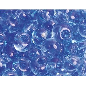 Toho Japanese magatama beads clear blue 3mm 100g Toho Japanese magatama beads clear blue 3mm 100g