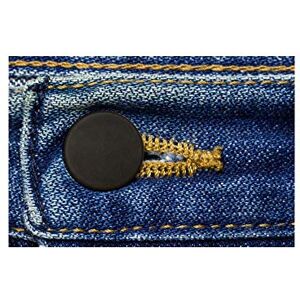 WhollyCoveredButtons Button Covers Prevent Shirt Holes 4, 6 and 12 Packs, Black & Clear, Large WhollyCoveredButtons Button Covers Prevent Shirt Holes 4, 6 and 12 Packs, Black & Clear, Large