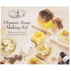 House of Crafts Organic Soap Making, Single Craft Kit Set, Multicoloured, Includes Organic Soap Compound, Organic Essential Oil, Aniseed, Linseed, Poppy Seeds, Marigold Petals, Instructions House of Crafts Organic Soap Making, Single Craft Kit Set, Multicoloured, Includes Organic Soap Compound, Organic Essential Oil, Aniseed, Linseed, Poppy Seeds, Marigold Petals, Instructions