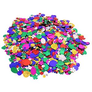 Bright Ideas Mixed Metallic Sequins. 500g Bag Assorted Shapes Colours and Sizes for Arts & Crafts Ideal for Schools, Home Crafting, Kids Scrapbooking and Sewing Embellishments. PVC Material. BI7969. Bright Ideas Mixed Metallic Sequins. 500g Bag Assorted Shapes Colours and Sizes for Arts & Crafts Ideal for Schools, Home Crafting, Kids Scrapbooking and Sewing Embellishments. PVC Material. BI7969.