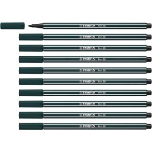 STABILO Pen 68 Premium Fibre-Tip Pen Pack of 10 Earth Green STABILO Pen 68 Premium Fibre-Tip Pen Pack of 10 Earth Green