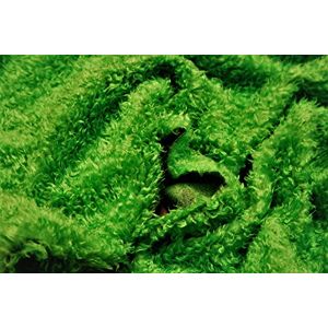 CRS Fur Fabrics Curly Teddy Faux Fur Fabric Material Lime Green, 1Mtr 150cm x 100cm CRS Fur Fabrics Curly Teddy Faux Fur Fabric Material Lime Green, 1Mtr 150cm x 100cm