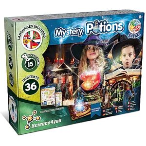 Science4you Magic Potions Potion Making Kit for Children, Create & Mix Your Own Mistery, Magic Cauldron Toy for Kids Age 7 8 9 10 11 12+ Magic Toy & Crafts Set, Original Gift for Wizard Boys & Girls Science4you Magic Potions Potion Making Kit for Children, Create & Mix Your Own Mistery, Magic Cauldron Toy for Kids Age 7 8 9 10 11 12+ Magic Toy & Crafts Set, Original Gift for Wizard Boys & Girls