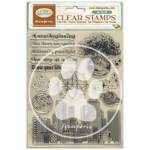 Stamperia Acrylic Stamp for Scrapbooks, Albums, Cards, Bullet Journals and More, Transparent, Long Lasting, Easy to Clean, Perfect for Crafts and Gifting (A New Beginning) Stamperia Acrylic Stamp for Scrapbooks, Albums, Cards, Bullet Journals and More, Transparent, Long Lasting, Easy to Clean, Perfect for Crafts and Gifting (A New Beginning)