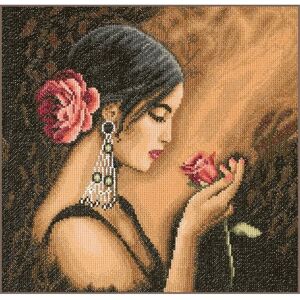 Lanarte Counted Cross Stitch Kit: Spanish Beauty (Aida,W), NA, 30 x 30cm Lanarte Counted Cross Stitch Kit: Spanish Beauty (Aida,W), NA, 30 x 30cm