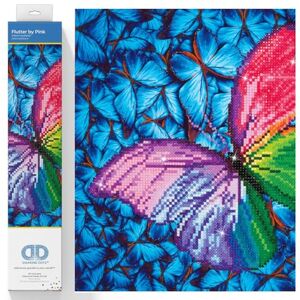 DIAMOND DOTZ Painting, Beginner Kit, Pink, 30.5 x 30.5cm DIAMOND DOTZ Painting, Beginner Kit, Pink, 30.5 x 30.5cm