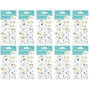 Maildor CY063Opack - Unicorn 3D Stickers - 10 Sheets Maildor CY063Opack - Unicorn 3D Stickers - 10 Sheets