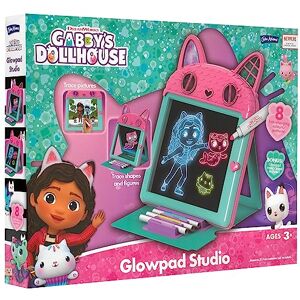 John Adams Gabby's Dollhouse GLOWPAD Studio: light up drawing tablet to trace, copy or create freehand drawings that light up! Arts & Crafts Ages 3+ John Adams Gabby's Dollhouse GLOWPAD Studio: light up drawing tablet to trace, copy or create freehand drawings that light up! Arts & Crafts Ages 3+