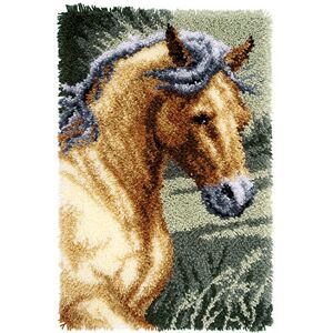 Vervaco Latch Hook Rug: Horse, Polyester Cotton, Assorted, 40 x 21 x 20 cm Vervaco Latch Hook Rug: Horse, Polyester Cotton, Assorted, 40 x 21 x 20 cm