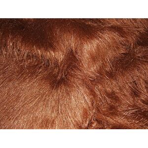 CRS Fur Fabrics LONG Pile Fun Faux Fur Fabric Material DARK BROWN MALT, 1Mtr 150cmx100cm CRS Fur Fabrics LONG Pile Fun Faux Fur Fabric Material DARK BROWN MALT, 1Mtr 150cmx100cm