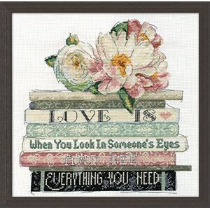 Designworks Ink Design Works Love is-Cross Stitch Kit, Cotton, Multi-Colour, 25 x 25 x 0.1 cm Designworks Ink Design Works Love is-Cross Stitch Kit, Cotton, Multi-Colour, 25 x 25 x 0.1 cm