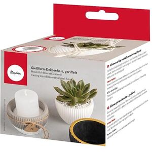 Rayher Silicone mould Decorative bowl, ridged, ø 9cm, height 6cm, box 1pc, 36185000 Rayher Silicone mould Decorative bowl, ridged, ø 9cm, height 6cm, box 1pc, 36185000