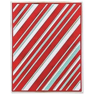 Sizzix Thinlits Die Set 3PK Layered Stripes by Tim Holtz 666336 Metal, Wafer-Thin Cutting Dies for Scrapbooking, Embossing, Journalling, One Size Sizzix Thinlits Die Set 3PK Layered Stripes by Tim Holtz 666336 Metal, Wafer-Thin Cutting Dies for Scrapbooking, Embossing, Journalling, One Size