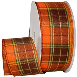 Morex 7393 Fall Harvest Fall Harvest Ribbon, Orange, 2-1/2" x 50 yd Morex 7393 Fall Harvest Fall Harvest Ribbon, Orange, 2-1/2" x 50 yd