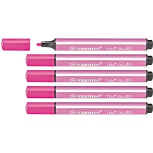 STABILO Trio Scribbi Triangular Fibre-Tip Pen Pack of 5 Pink STABILO Trio Scribbi Triangular Fibre-Tip Pen Pack of 5 Pink