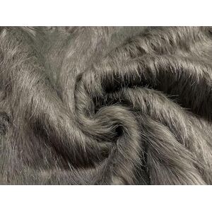 CRS Fur Fabrics Super Luxury Faux Fur Fabric Material Long Pile Mouse Grey 1MTR CRS Fur Fabrics Super Luxury Faux Fur Fabric Material Long Pile Mouse Grey 1MTR
