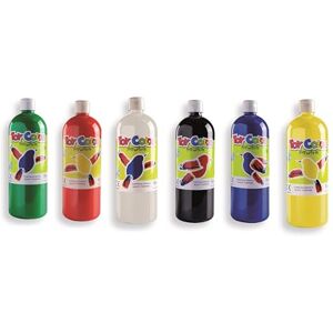 Craftplay Ready-mix paint Pack of 6 colours 1 litre bottles Artmix paint Toycolor Craftplay Ready-mix paint Pack of 6 colours 1 litre bottles Artmix paint Toycolor