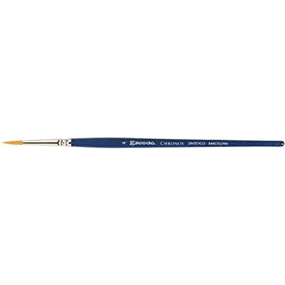 Escoda Watercolor Paint Brush Set, Synthetic, Pointed Round, No. 4 Escoda Watercolor Paint Brush Set, Synthetic, Pointed Round, No. 4