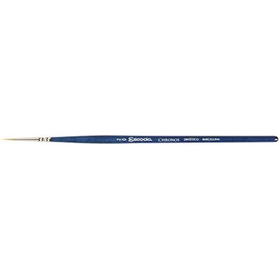 Escoda Chronos Series 1351 Artist Watercolor & Acrylic Paint Brush, Synthetic Toray Fiber & Red Sable Blend, Pointed Round, Size 2/0 Escoda Chronos Series 1351 Artist Watercolor & Acrylic Paint Brush, Synthetic Toray Fiber & Red Sable Blend, Pointed Round, Size 2/0