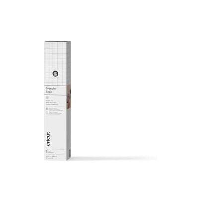 Cricut Standard Transfer Tape for Vinyl 6.4 m (21 ft) Medium Tack Clear Transfer Paper Ideal for Permanent Vinyl, Stickers, Glass, Walls & DIY Crafts Clean, Residue-Free Finish Cricut Standard Transfer Tape for Vinyl 6.4 m (21 ft) Medium Tack Clear Transfer Paper Ideal for Permanent Vinyl, Stickers, Glass, Walls & DIY Crafts Clean, Residue-Free Finish