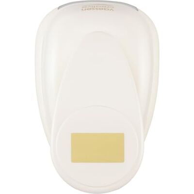 Creative Labs Craft Paper Punch Rectangle 2,2 x 4,4 cm Circle Cutter for Crafting and Card Making, White/Pink Creative Labs Craft Paper Punch Rectangle 2,2 x 4,4 cm Circle Cutter for Crafting and Card Making, White/Pink