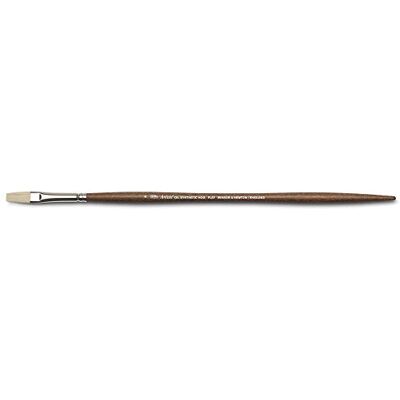 Winsor & Newton 5010306 Synthetic Artist Oil Brush with High Elasticity and Durability, Ergonomic Handle for Oil Paints and Alkyd Paints Flat Brush, Short No. 6 Winsor & Newton 5010306 Synthetic Artist Oil Brush with High Elasticity and Durability, Ergonomic Handle for Oil Paints and Alkyd Paints Flat Brush, Short No. 6