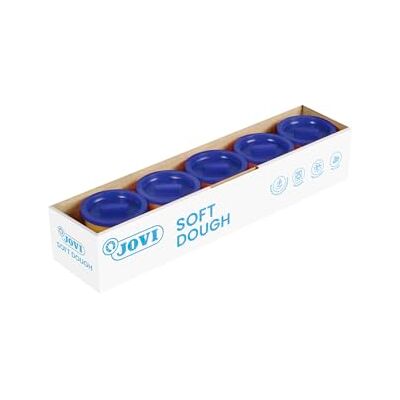 Jovi Soft Dough Blandiver, Case of 5 Bottles, 110 g, Blue (45005) Jovi Soft Dough Blandiver, Case of 5 Bottles, 110 g, Blue (45005)