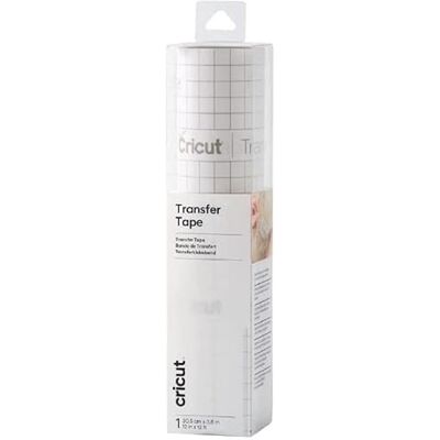 Cricut Standard Transfer Tape for Vinyl 1.2 m (4 ft) Medium Tack Clear Transfer Paper Ideal for Permanent Vinyl, Stickers, Signs & DIY Crafts Bubble-Free & Residue-Free Transfer Cricut Standard Transfer Tape for Vinyl 1.2 m (4 ft) Medium Tack Clear Transfer Paper Ideal for Permanent Vinyl, Stickers, Signs & DIY Crafts Bubble-Free & Residue-Free Transfer