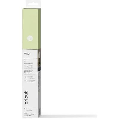Cricut Value Removable Adhesive Vinyl, Glow-in-the-Dark, 30.5cm x 0.6m, Ideal for Personalised Decals, Labels & DIY Crafts, Removes Without Residue for All Cutting Machines Cricut Value Removable Adhesive Vinyl, Glow-in-the-Dark, 30.5cm x 0.6m, Ideal for Personalised Decals, Labels & DIY Crafts, Removes Without Residue for All Cutting Machines