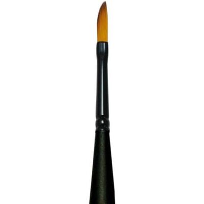 Royal & Langnickel Mini Majestic 1/8" Black Synthetic Flagged Bristle Paint Brush Royal & Langnickel Mini Majestic 1/8" Black Synthetic Flagged Bristle Paint Brush