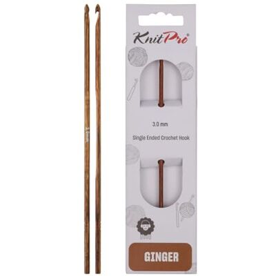 KnitPro - Ginger - Birch - 3.00mm - Crochet Hook KnitPro - Ginger - Birch - 3.00mm - Crochet Hook
