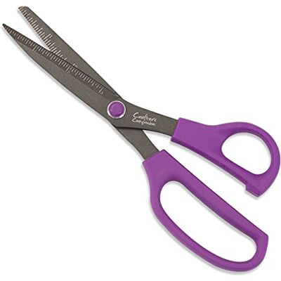Crafter's Companion Sharp Craft Scissors for Adults Japanese Precision Stainless Steel Blades Non-Stick Teflon Coated Ergonomic Design Perfect for Paper, Card, Felt and Fabric by Crafters Companion (9 Inch) Crafter's Companion Sharp Craft Scissors for Adults Japanese Precision Stainless Steel Blades Non-Stick Teflon Coated Ergonomic Design Perfect for Paper, Card, Felt and Fabric by Crafters Companion (9 Inch)
