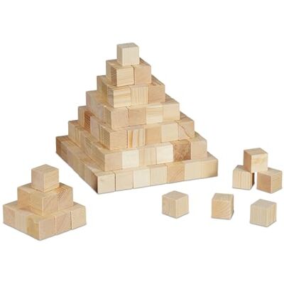 Relaxdays 160x Wooden Blocks - Wooden Blocks Relaxdays 160x Wooden Blocks - Wooden Blocks