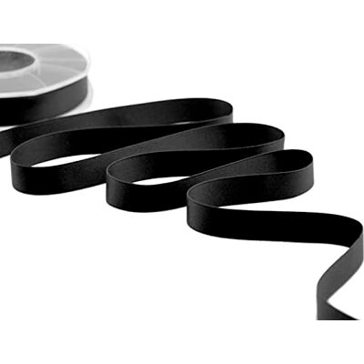 Furlanis Ribbon, Silk, Black, 15 mm x 20 m Furlanis Ribbon, Silk, Black, 15 mm x 20 m