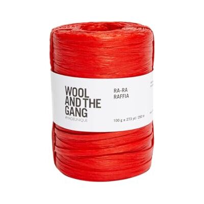 Wool and the Gang - Wool and the Gang - Ra Ra Raffia Red - Yarn Wool and the Gang - Wool and the Gang - Ra Ra Raffia Red - Yarn