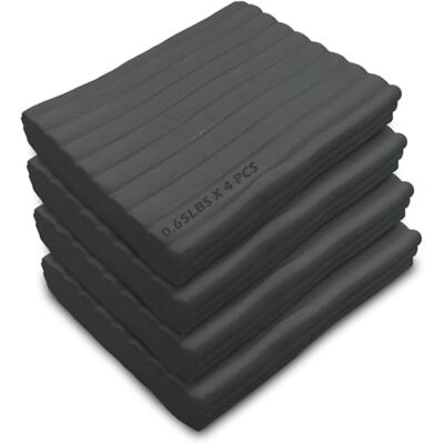 ReArt Non-Drying Oil-Based Plasticine Modeling Clay 2.6 Pounds, Non Hardening Reusable Non Toxic No Bake Professional Oil Base Sculpting Clay (Black) ReArt Non-Drying Oil-Based Plasticine Modeling Clay 2.6 Pounds, Non Hardening Reusable Non Toxic No Bake Professional Oil Base Sculpting Clay (Black)
