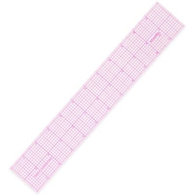 KEARING 2"x12" Clear Sewing Graph Ruler PVC Plastic Pattern Grading Ruler Flexible 1.2mm clear plastic 12" grid ruler for fashion design. Sandwich line markings never rub off for sewing KEARING 2"x12" Clear Sewing Graph Ruler PVC Plastic Pattern Grading Ruler Flexible 1.2mm clear plastic 12" grid ruler for fashion design. Sandwich line markings never rub off for sewing