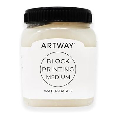 Artway Premium Block Printing Medium 250ml Ideal for Relief, Block and Lino Printmaking Artway Premium Block Printing Medium 250ml Ideal for Relief, Block and Lino Printmaking