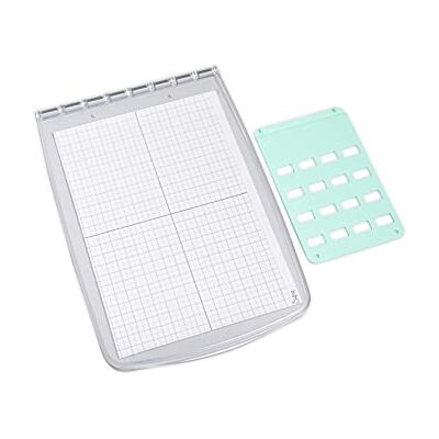 Sizzix Making Tool Stencil & Stamp Tool Dual-Purpose Craft Platform, Precision Alignment, Sleek Storage Design, Mulitcolour Sizzix Making Tool Stencil & Stamp Tool Dual-Purpose Craft Platform, Precision Alignment, Sleek Storage Design, Mulitcolour