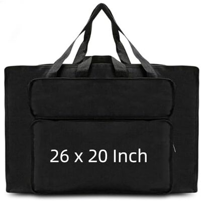 Oaygat Art Portfolio Bag A2 Artist Drawing Board Bag 26x20 Inch Waterproof Art Carry Case with Handles Portable Sketch Pad Bag Tote Bag Organiser Painting Storage Bag for Palette Brushes Artwork Oaygat Art Portfolio Bag A2 Artist Drawing Board Bag 26x20 Inch Waterproof Art Carry Case with Handles Portable Sketch Pad Bag Tote Bag Organiser Painting Storage Bag for Palette Brushes Artwork