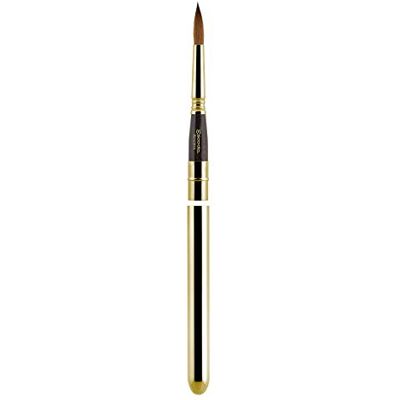Escoda Artist Watercolor Short Handle Paint Brush, Pure Kolinsky-Tajmyr, Travel Round, Size 4 Escoda Artist Watercolor Short Handle Paint Brush, Pure Kolinsky-Tajmyr, Travel Round, Size 4
