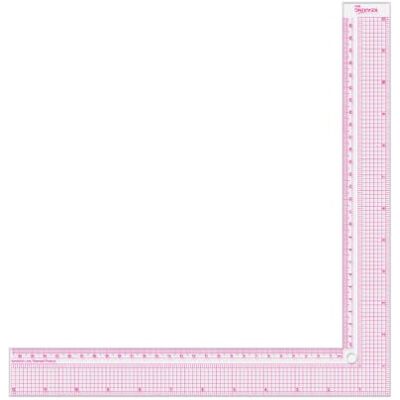 KEARING 12" Plastic L-Square Ruler Clear Sewing Ruler for Pattern Making Clear L-shaped right angle ruler for dressmaking and fashion design. Non-rub sandwich line scale for sewing patterns. KEARING 12" Plastic L-Square Ruler Clear Sewing Ruler for Pattern Making Clear L-shaped right angle ruler for dressmaking and fashion design. Non-rub sandwich line scale for sewing patterns.