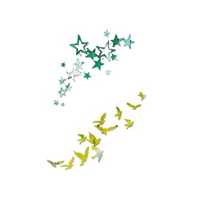 Sizzix Thinlits Die Set 662673, Birds & Stars, 2 Pack Sizzix Thinlits Die Set 662673, Birds & Stars, 2 Pack